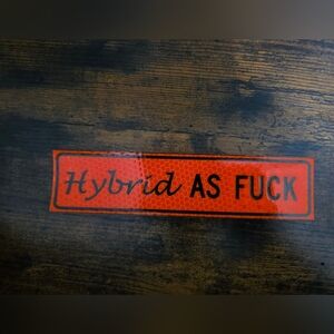 Orange Reflective Sticker